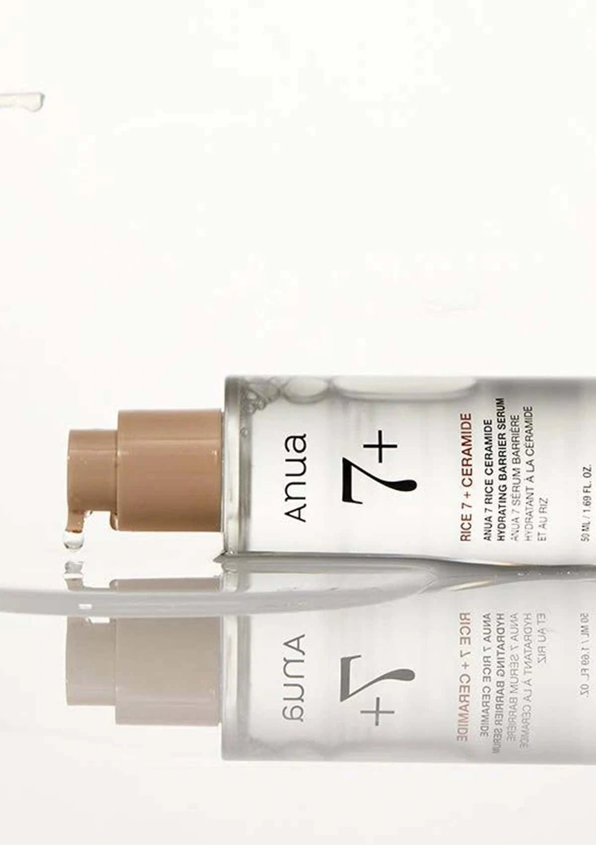 A ceramide-rich serum with rice extract to strengthen the moisture barrier, smooth texture and hydrate dry, sensitive skin.